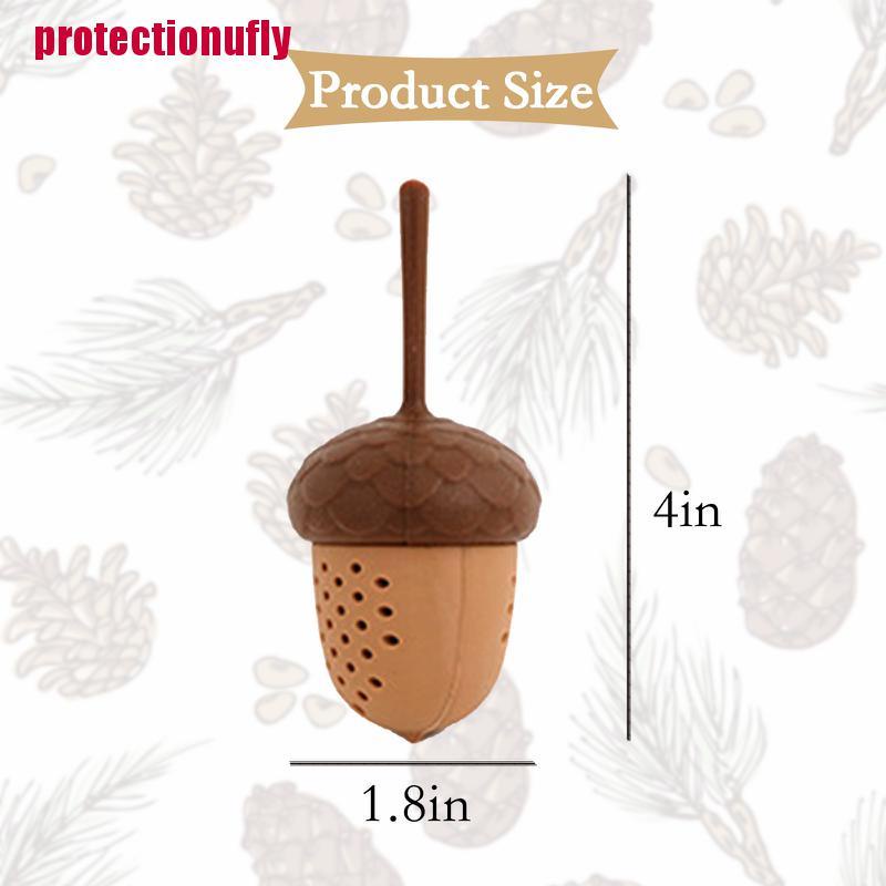 [proflyVN]1 pcs Tea Infuser Silicone Acorn Strainer, Acorn Loose Leaf Filter, Acorn Nut