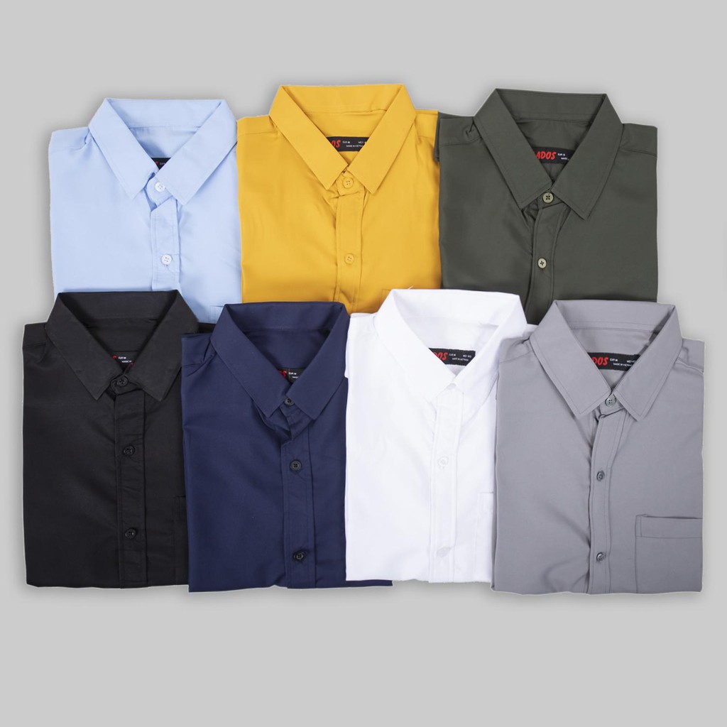 Áo sơ mi trơn 1 túi LV-778 | BigBuy360 - bigbuy360.vn