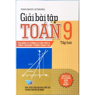 Sách bh - giải bài tập toán 9 tập 2