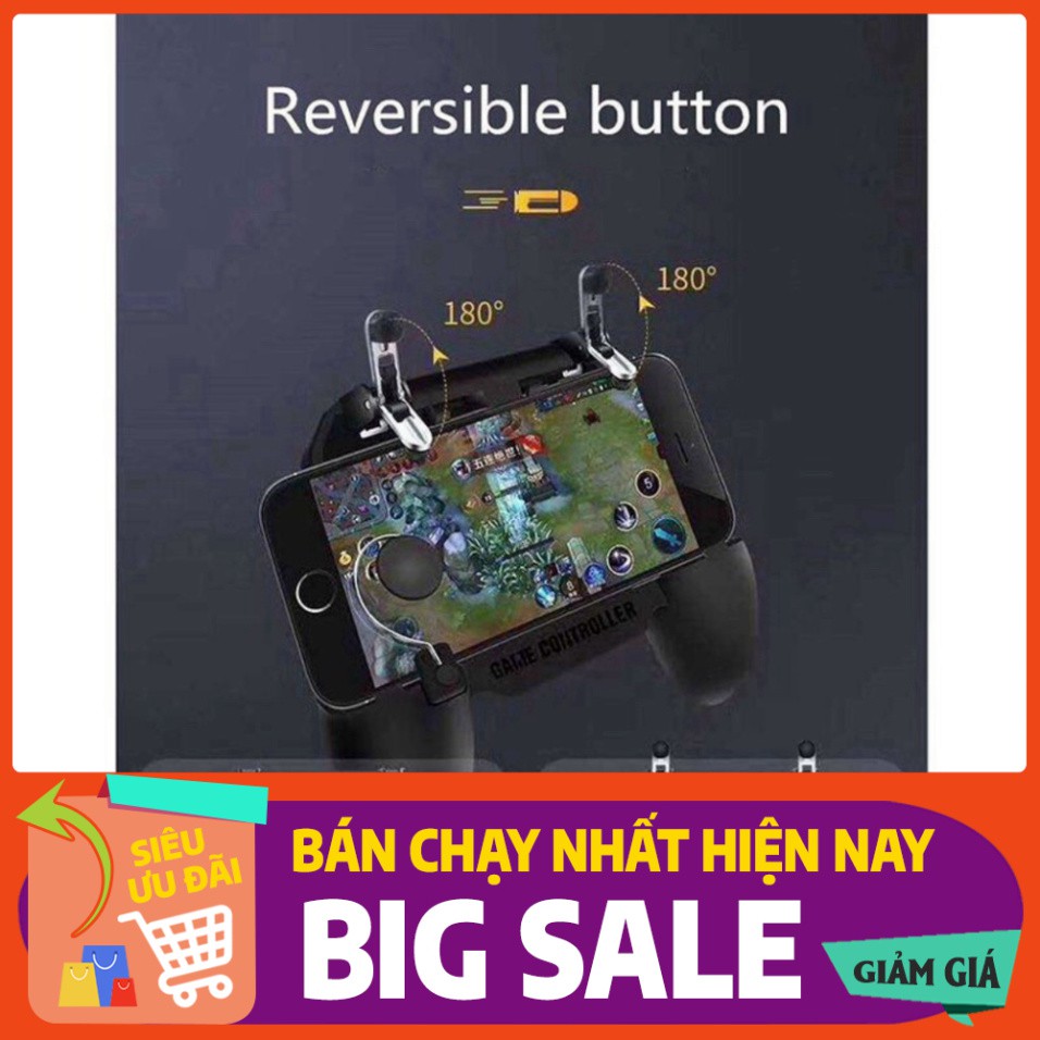 [FREE SHIP] Tay Cầm Chơi Game PUBG ROS Liên Quân Freefire MV Pro 6 in 1 HOT 2019