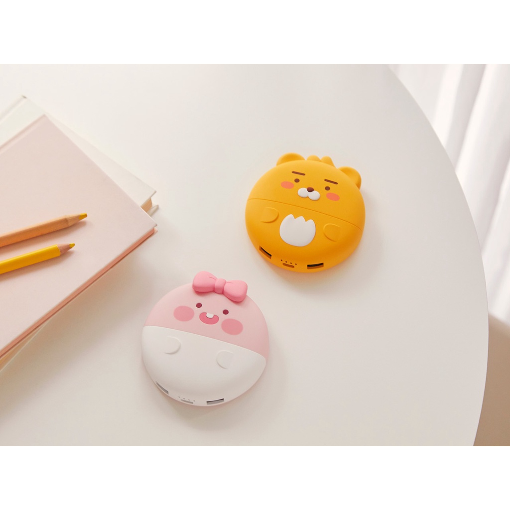 Sạc Nhanh Dự Phòng Kakao Friends Apeach màu hồng dễ thương siêu cute F11221