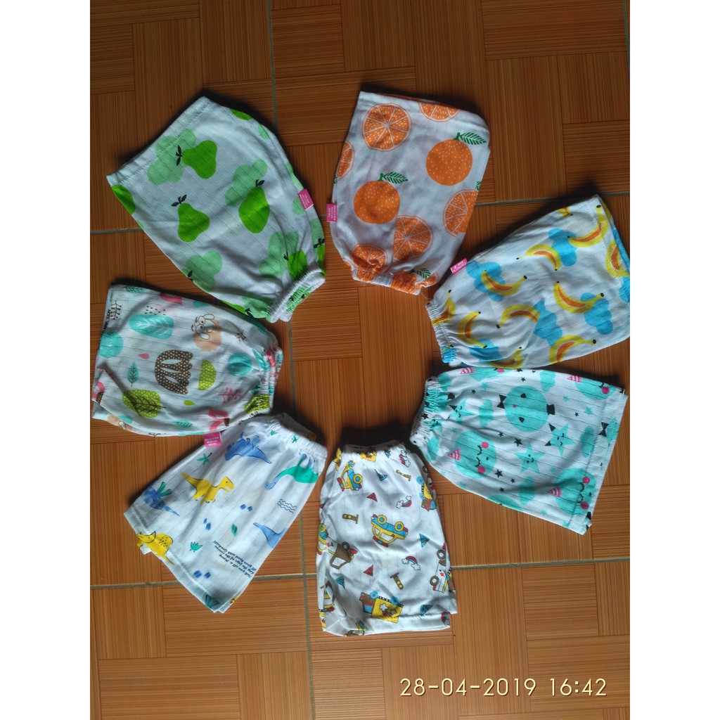 Combo 10 quần chục cotton giấy Quảng Châu