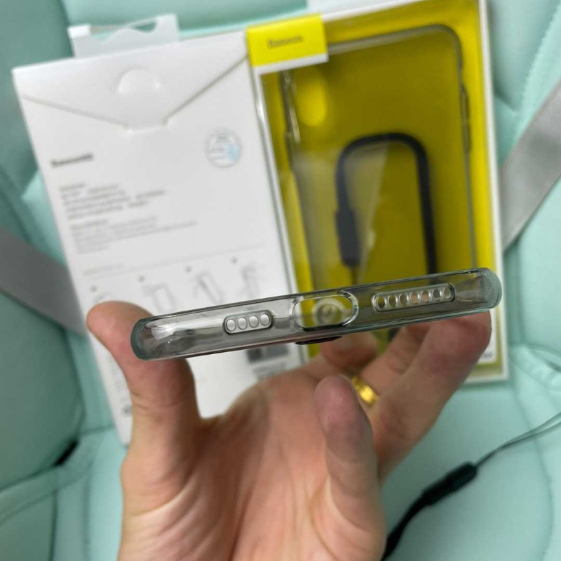 Ốp Điện Thoại Baseus Bằng Silicon Mềm Có Dây Đeo Cho iphone 11pro 11 Pro/iphone 11 Pro Max