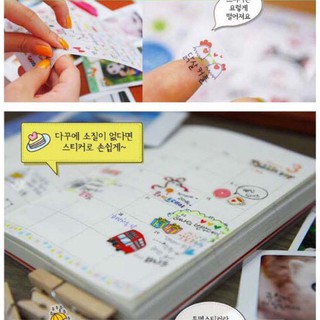 Sticker Deco mắt kính - Bộ 05 tờ