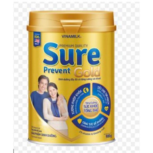 Sữa Sure Prevent gold lon 900gr