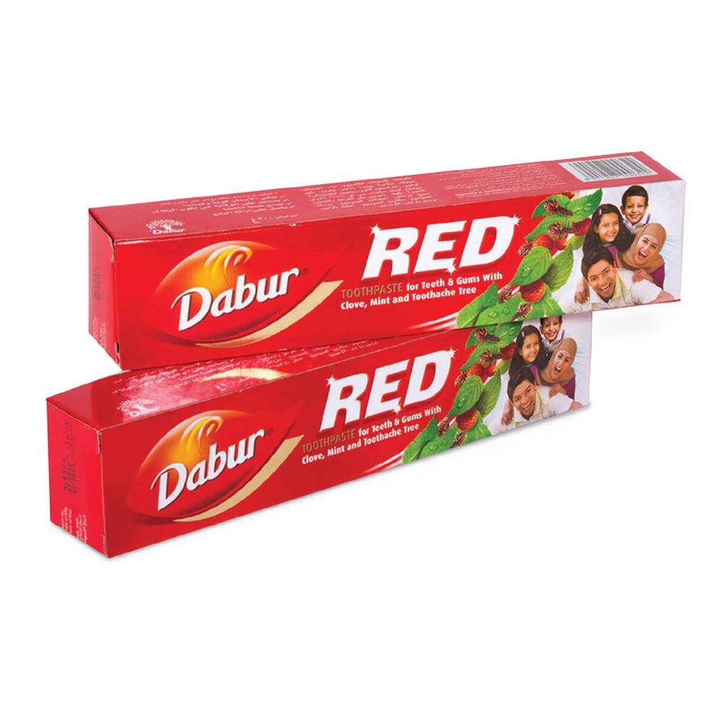 (KÈM QUÀ TẶNG) Kem đánh răng thảo mộc Dabur red làm trắng răng, thơm miệng, giúp răng chắc khỏe