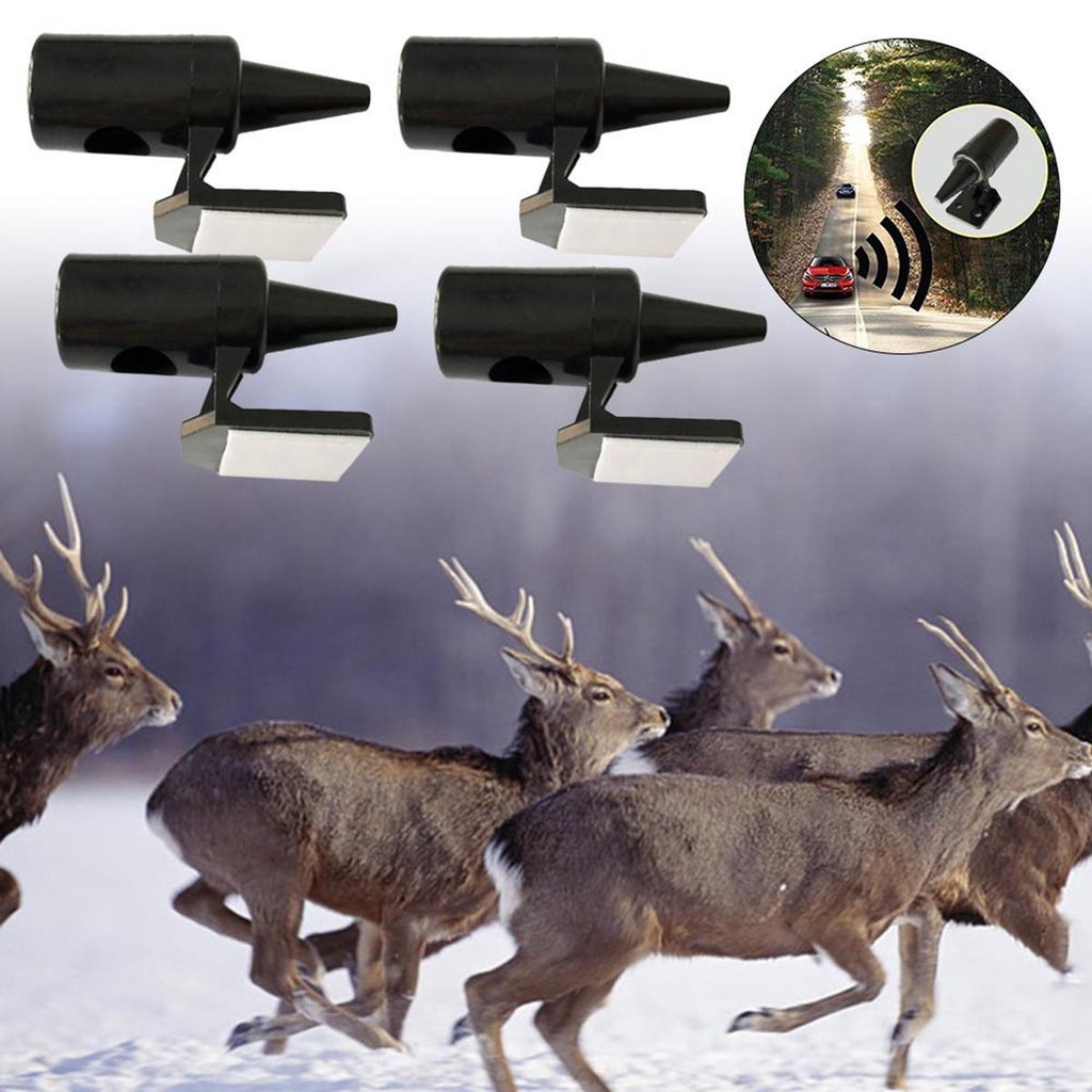 Set 4 Còi Siêu Âm Chống Côn Trùng Tự Động Tháo Rời Được Hình Động Vật Thông Dụng
