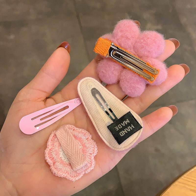 Set Kẹp Tóc Bé Gái Nhiều Hoạ Tiết Xinh Xắn Dễ Thương Mainia Shop