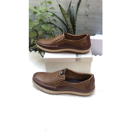 CT042 Giày Nam da thật đế cao su non