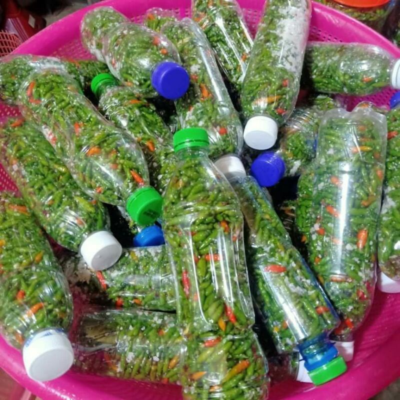 Ớt thóc xanh sóc muối