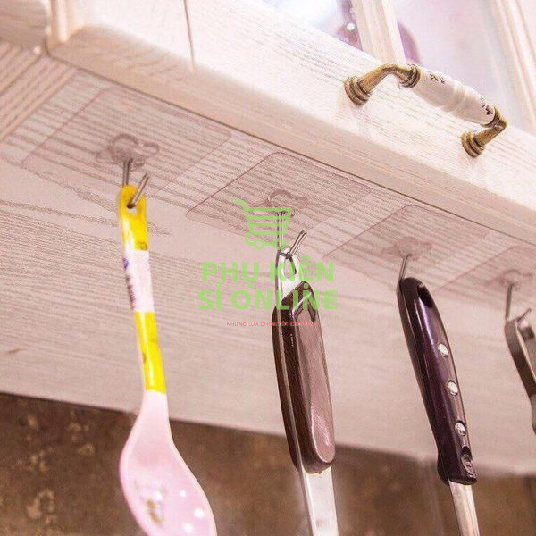 Bộ 10 Móc Treo Dán Tường Trong Suốt Store4girls
