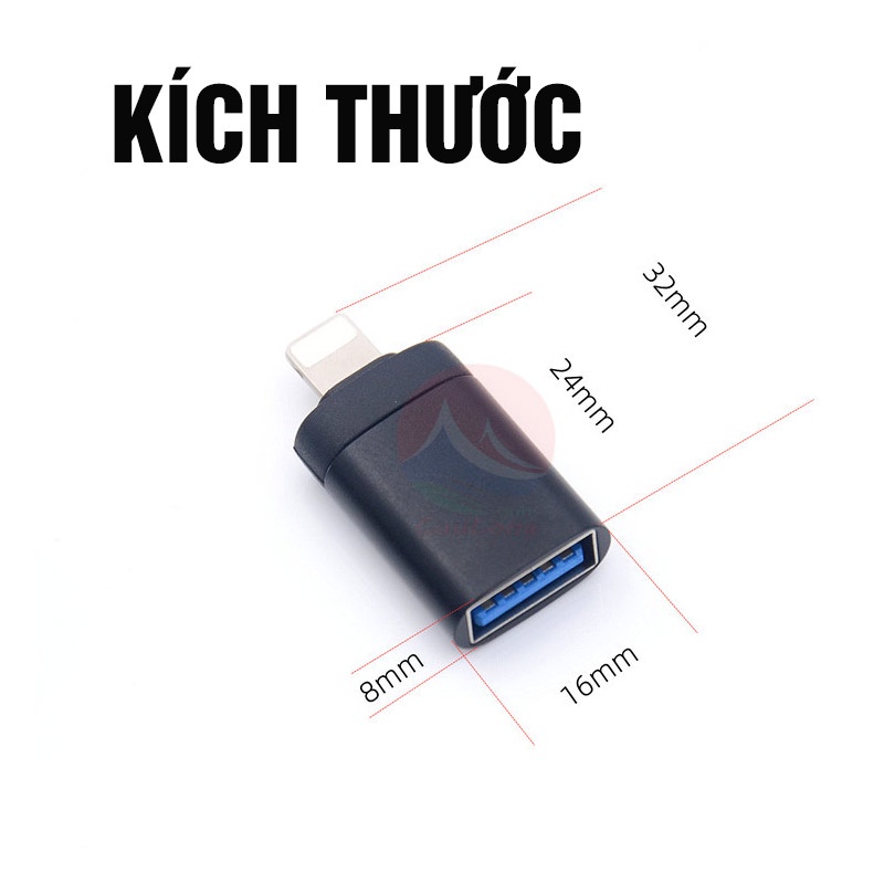 OTG Chuyển Ra USB 3.0 Cho iOS,Đọc ổ đĩa USB,kết nối chuột bàn phím USB OTG cho ip