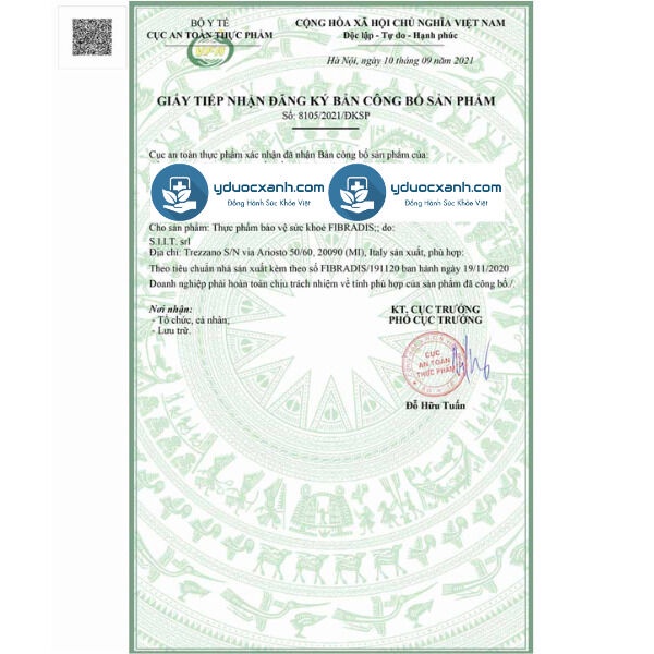 Mua  FIBRADIS 14 gói, Chất xơ hòa tan - Y Dược Xanh