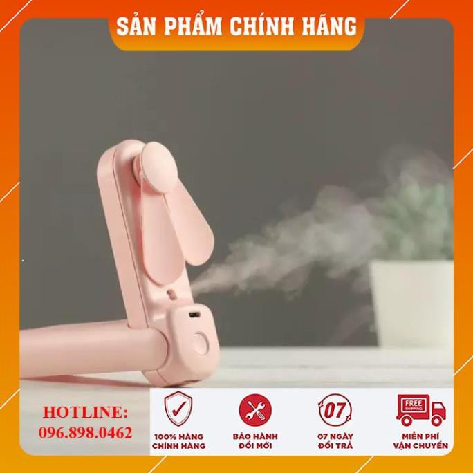 [HÀNG LOẠI 1-FREESHIP] Quạt Mini Cầm Tay Phun Sương 3 Cấp Tốc Độ Siêu Hot, Quạt Phun Sương Mini Cầm Tay Hàn Quốc Cực Mát