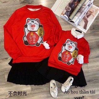 ÁO ĐÔI MẸ VÀ BEHEO THẦN TÀI MẸ VÀ BÉ