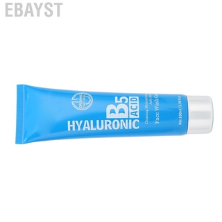 Ebayst Hyaluronic Acid B5 Face Wash Gel Moisturizing Oil Control Facial Cleanser for Skin Care 100ml