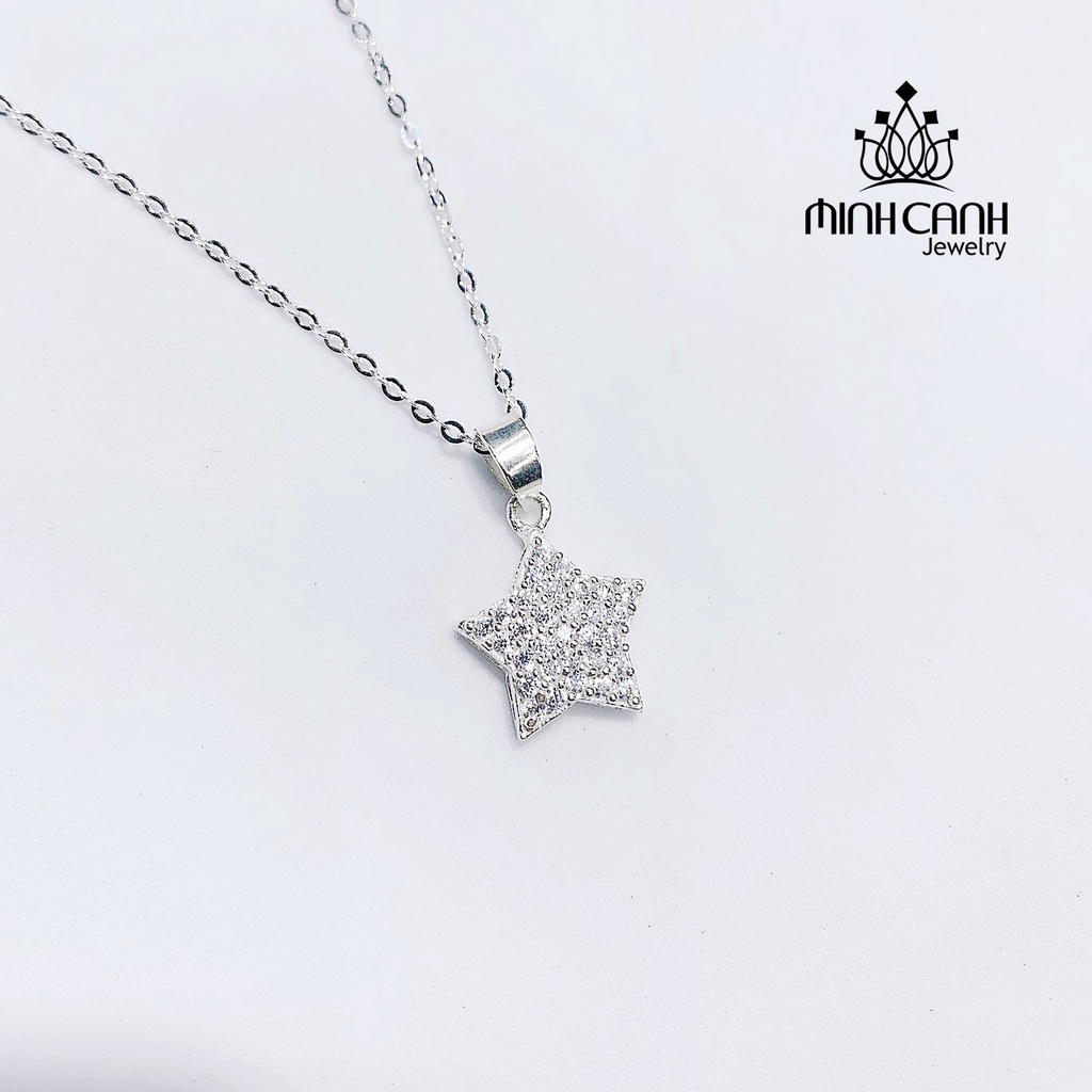 Dây Chuyền Bạc Nữ Ngôi Sao May Mắn Đính Đá Minh Canh Jewelry