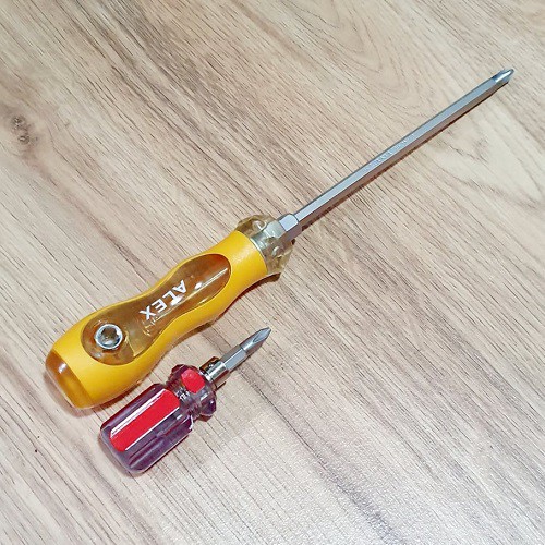 Bộ 2 Tua Vít 2 Đầu: Cán Tạo Lực Chữ T 26CM và Cán Mini 8CM ( màu sắt ngẫu nhiên)