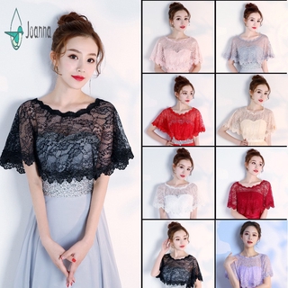 Áo choàng ren lưới thời trang cho cô dâu