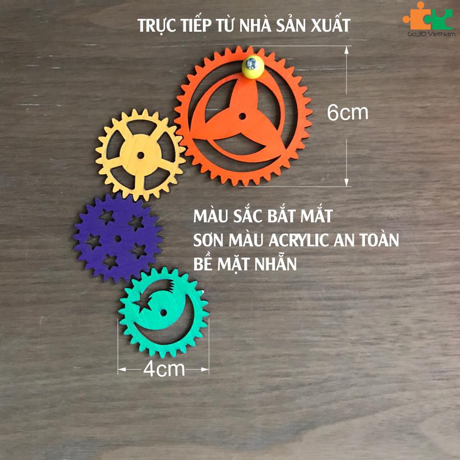 Phụ kiện làm busy board bảng bận rộn-Bánh răng xoay tròn