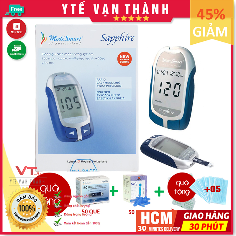 Máy đo đường huyết MediSmart Sapphire