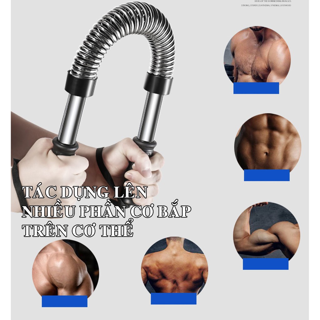 GẬY TẬP CƠ BẮP TRỌNG LỰC 40KG - LUYỆN CƠ BỤNG - DỤNG CỤ TẬP BẮP TAY THÔNG MINH -  TẠO HINH CƠ THỂ SĂN CHẮC