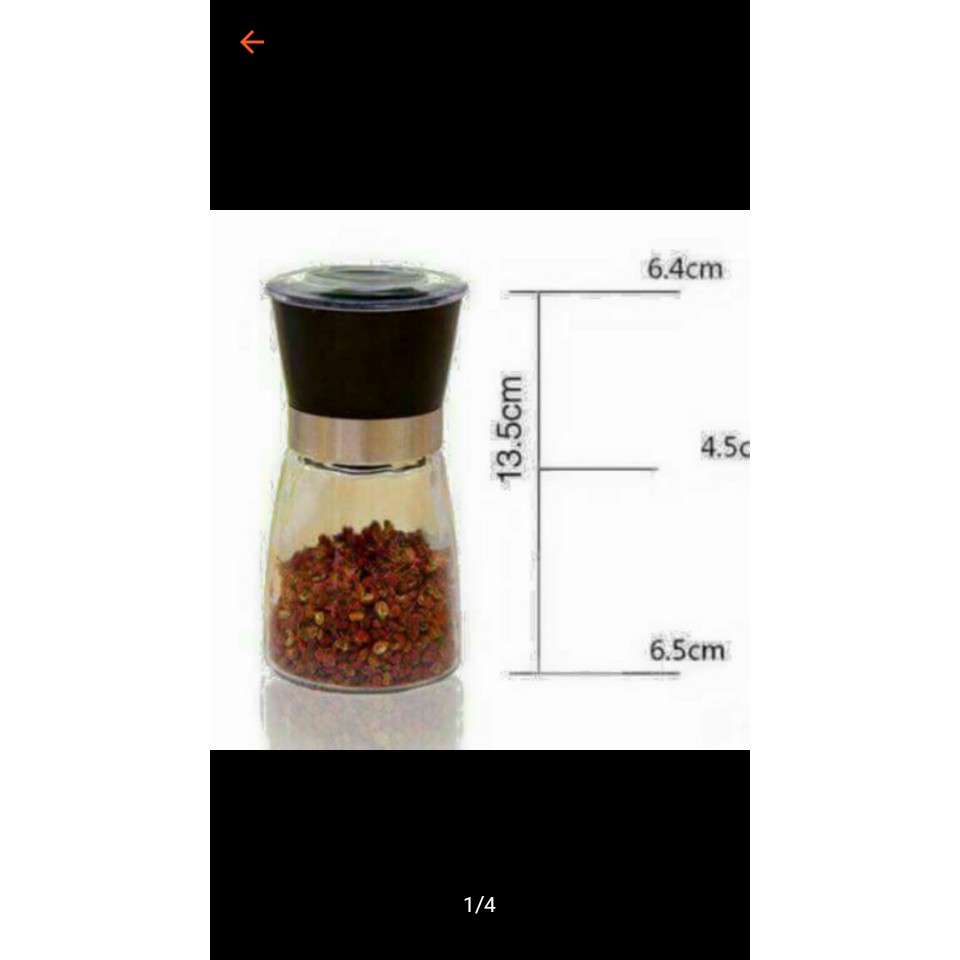 Lọ xay tiêu thủy tinh cao cấp | BigBuy360 - bigbuy360.vn