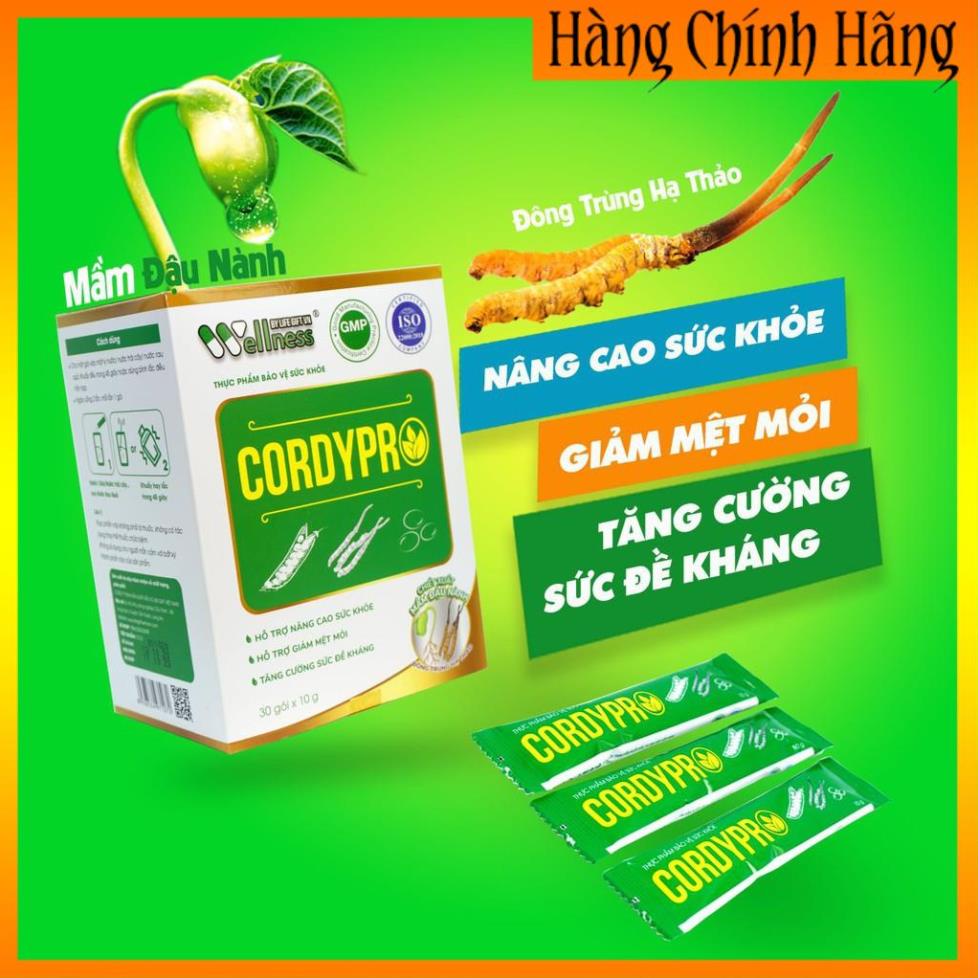 [ Hàng Chính Hãng ] Thực phẩm bảo vệ sức khoẻ Protein thực vật Cordypro