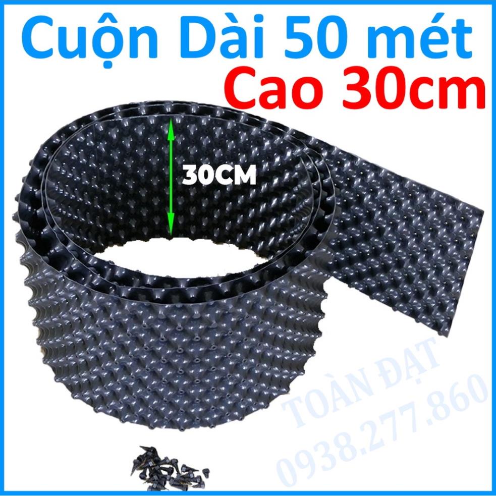 (Nguyên kiện dài 50 mét, cao 30cm) bầu ươm cây V6 Vietgrow - kèm bộ vít bắt Giảm giá