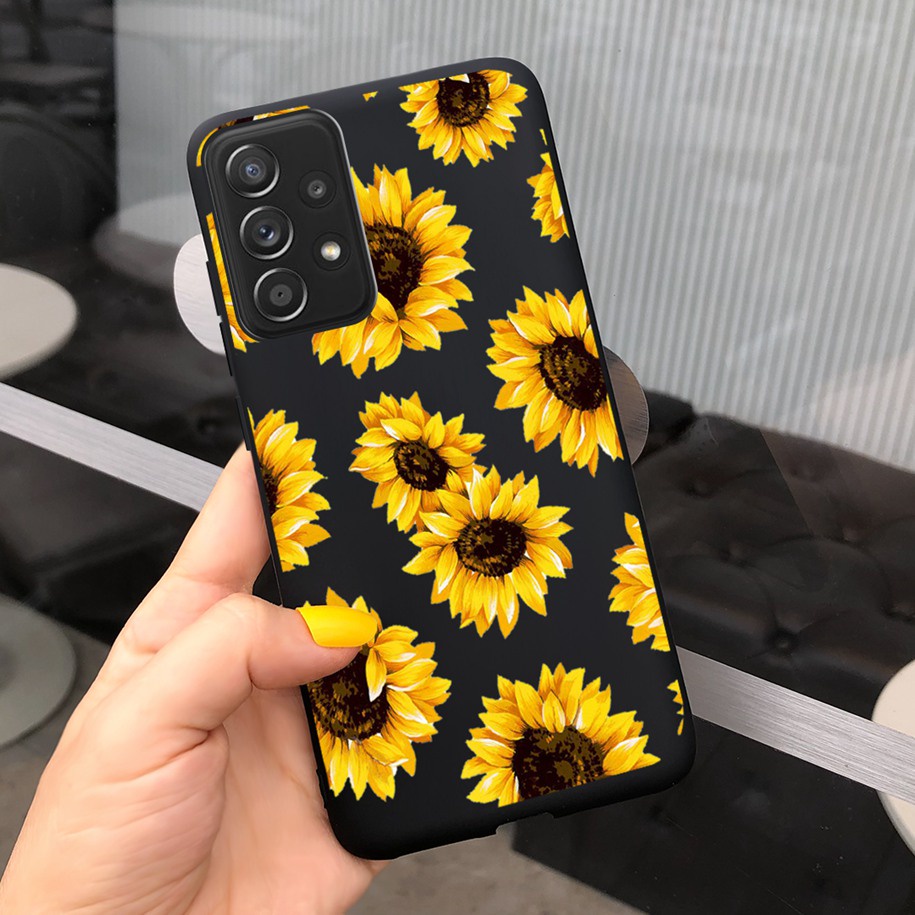 Ốp Điện Thoại Mềm Nhám Họa Tiết Hoa Cúc Dễ Thương Cho Samsung Galaxy A13 4G / 5G / A53S / A33 / A73 /A53