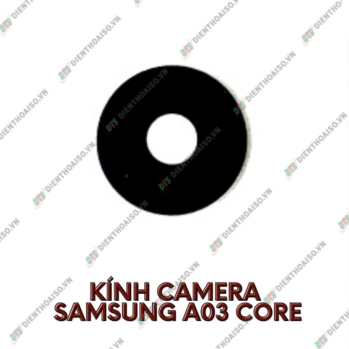 Kính camera samsung a03 core kèm keo dán