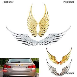 Decal dán trang trí hình đôi cánh 3D cho xe hơi / xe máy