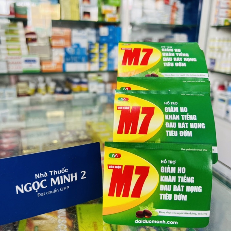 ✅  Kẹo Ngậm Ho M7  Thực phẩm bảo vệ sức khoẻ