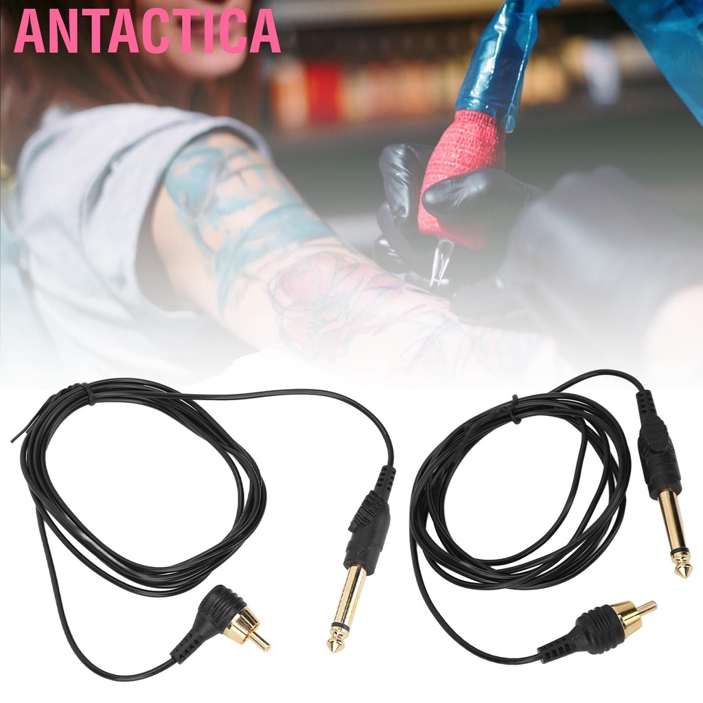 Antactica 6.6ft RCA Tattoo Clip Cord TPE Cable Machine Power Pen Supply