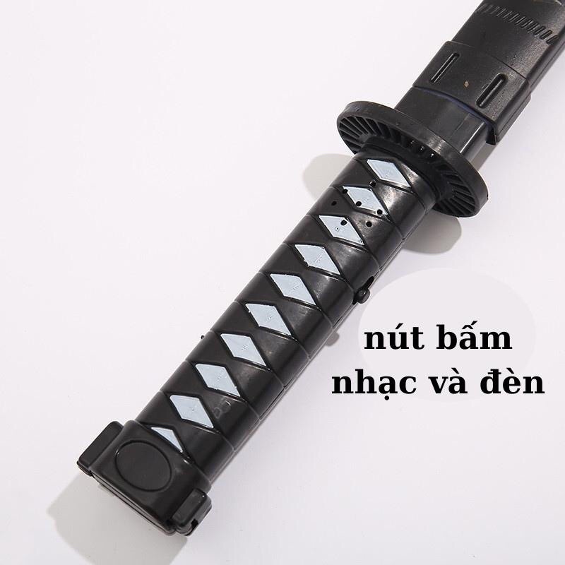 Đồ chơi kiếm phát sáng - Kiếm Nhật Katana , kiếm siêu nhân có đèn nhạc