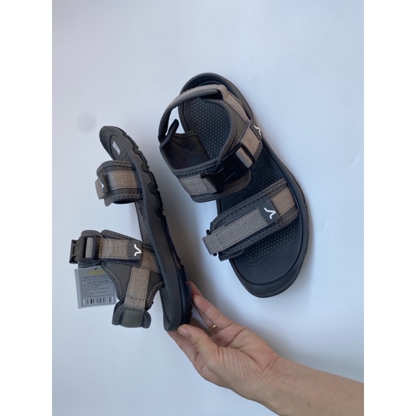 Giày xăng đan quai hậu nam Rova chính hãng quai ngang - khoá zip tiện lợi, trẻ trung