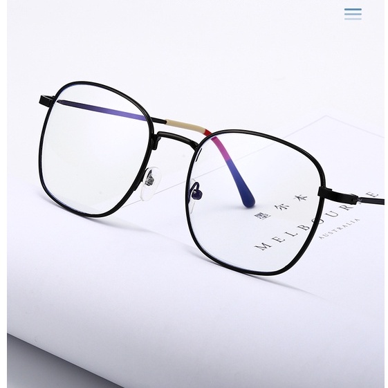 Mắt kính giả cận chống tia bức xạ phong cách cổ điển dành cho nam nữ mã ks32