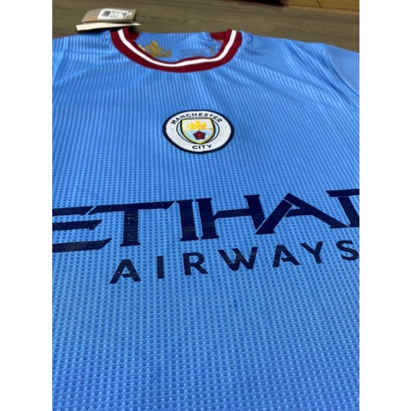 [SUPER THÁI] Bộ quần áo bóng đá nam nữ CLB MC trắng - vải mè Thái cao cấp giải 2021-2022 (40-85kg)