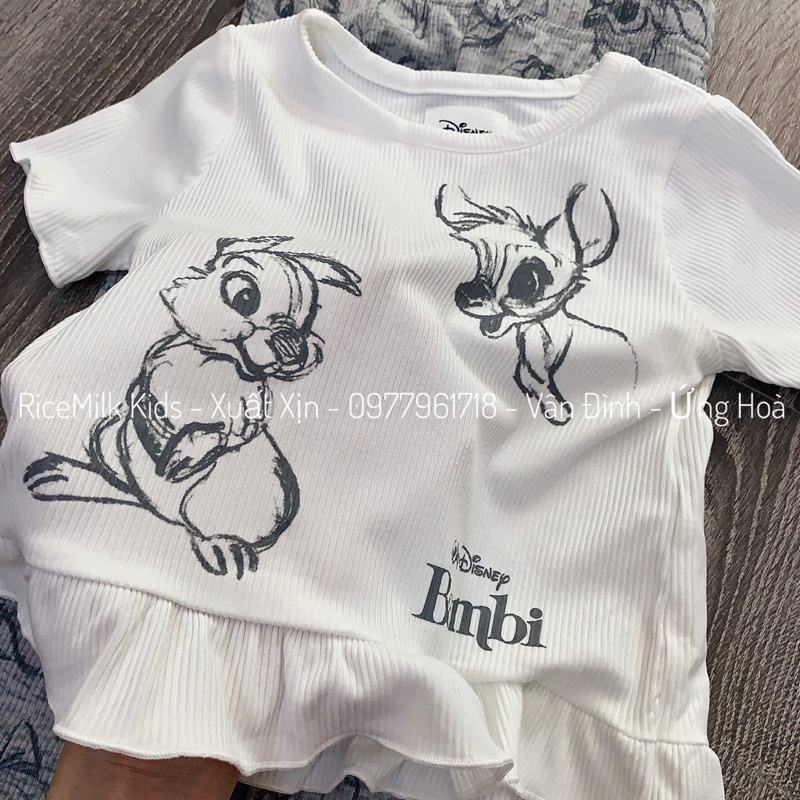 Bộ thun gân hình nai ghi xuất xịn