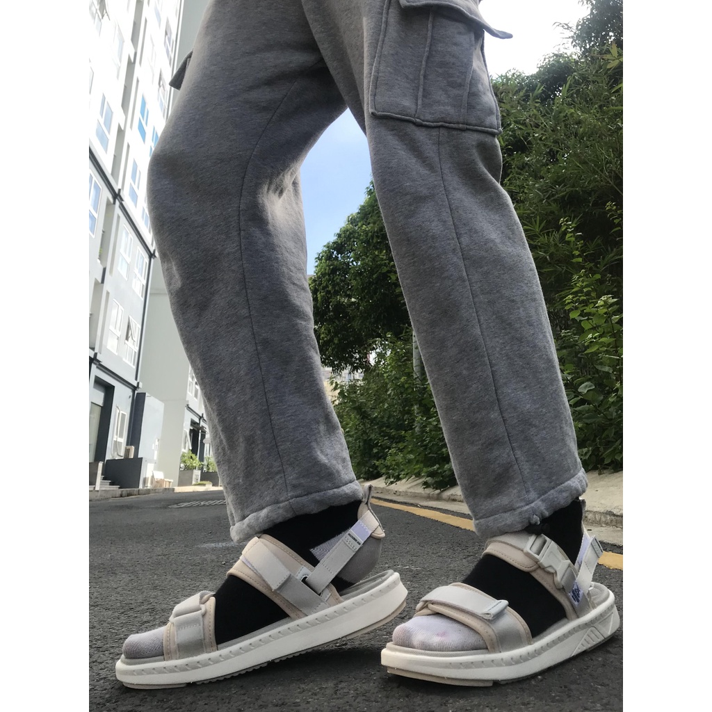 Giày Sandal Nam Nữ 2 quai ZX2714 Bubble D