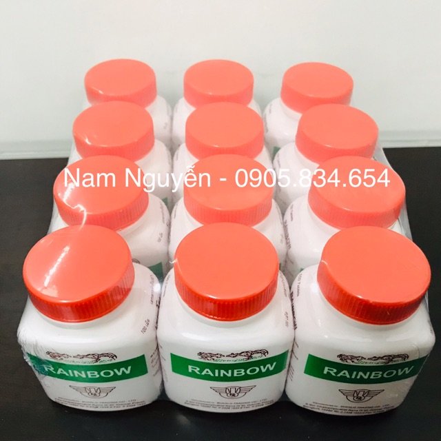 1 LỐC (12 HỦ) RAINBOW - THUỐC NUÔI GÀ ĐÁ