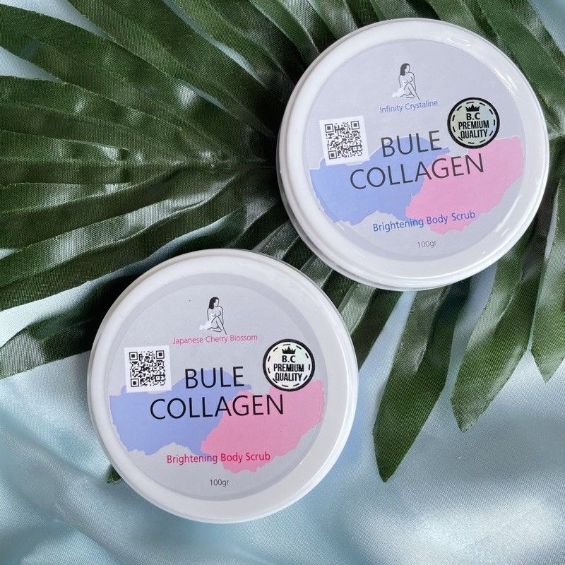 (Hàng Mới Về) Sữa Dưỡng Thể Collagen Bule 100g Làm Sáng Da