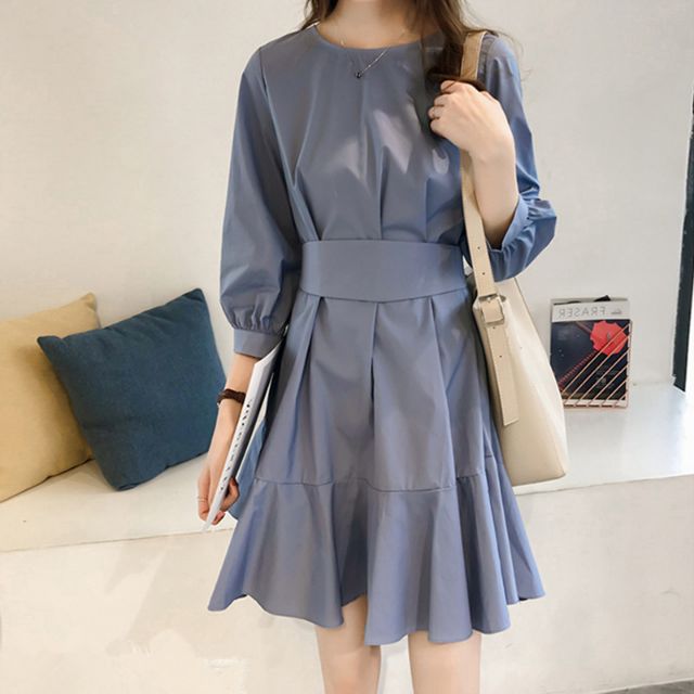 [ORDER] Đầm Thắt Nơ Eo Rời Bigsize