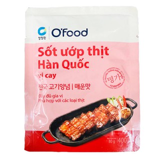 Sốt Ướp Thịt Hàn Quốc  Vị Cay O'food 80G