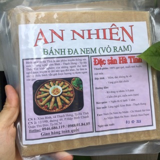 Bánh đa nem vỏ ram Hà Tĩnh 500g