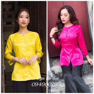 Áo bà ba gấm lụa khuy ngọc, áo bà ba đi lễ chùa