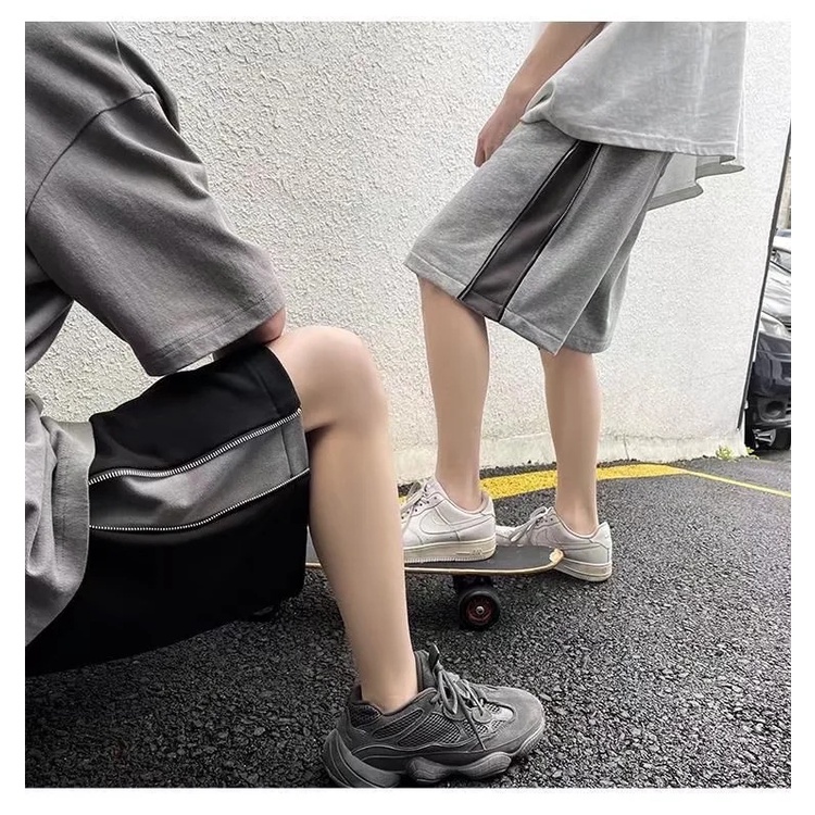 Quần Short Thể Thao Có Khóa Kéo Thời Trang Mùa Hè Cho Nam