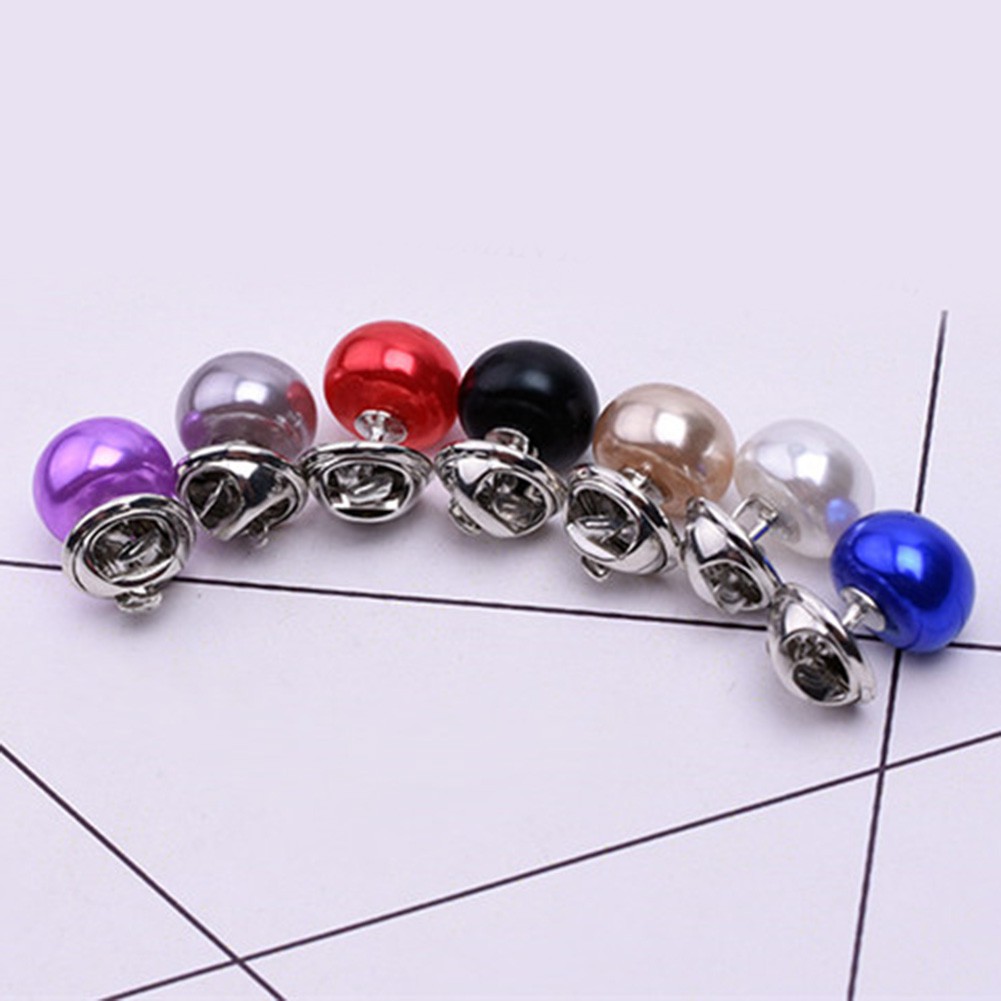 Cài áo ngọc tròn đơn giản tinh tế