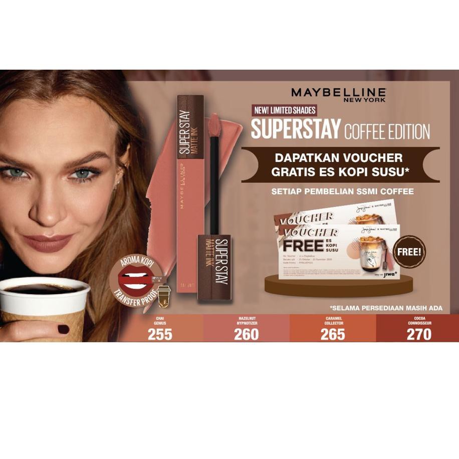 (Hàng Mới Về) Son Kem Maybelline Màu Cà Phê / Lễ Tình Nhân | BigBuy360 - bigbuy360.vn