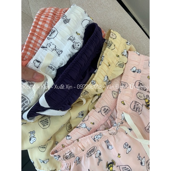 Bộ pyjama đùi xuất dư xịn cho nữ nhiều màu